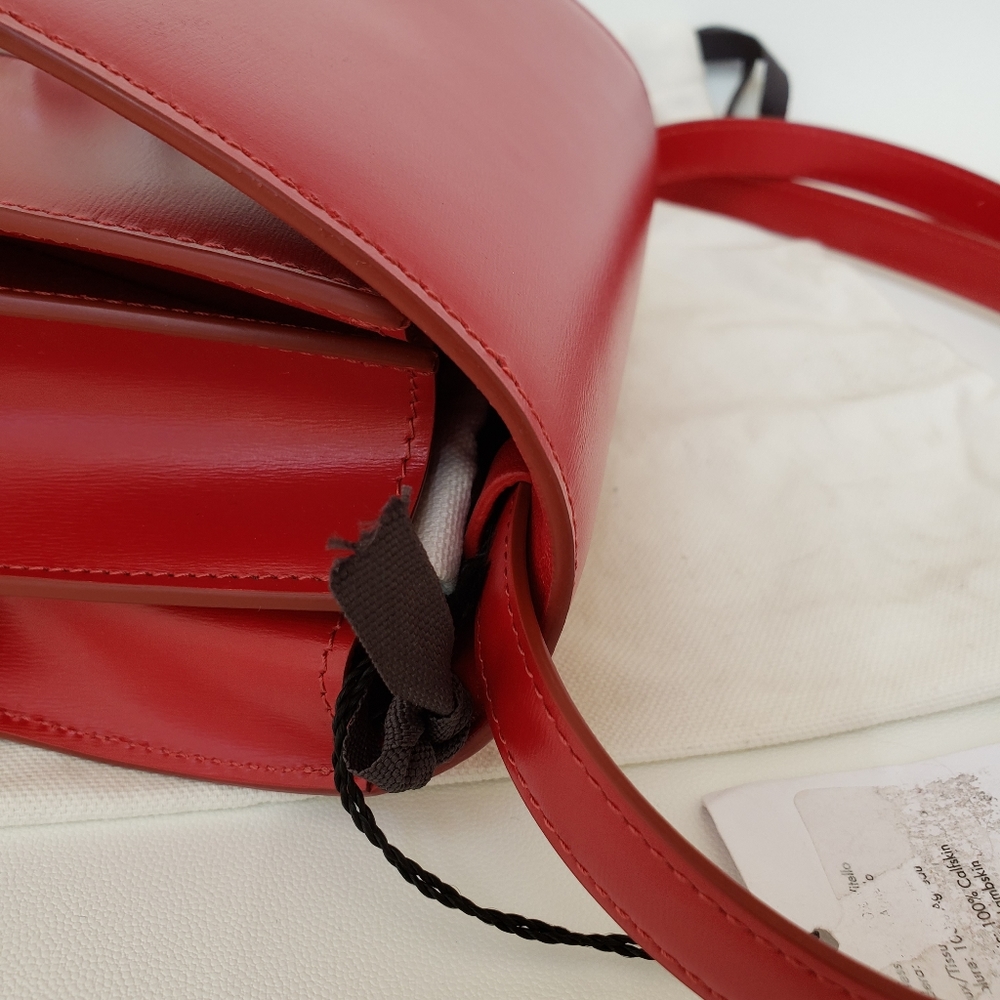 New Celine Paris Small Box Red bag - Picture 12 of 15